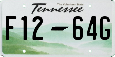 TN license plate F1264G