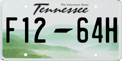 TN license plate F1264H