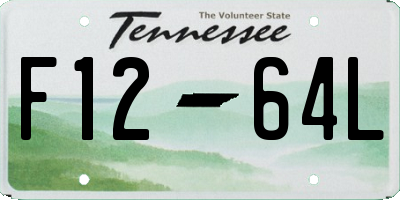 TN license plate F1264L