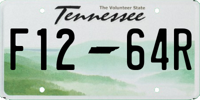 TN license plate F1264R
