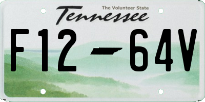 TN license plate F1264V