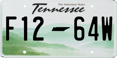 TN license plate F1264W
