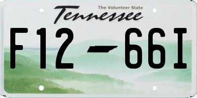 TN license plate F1266I