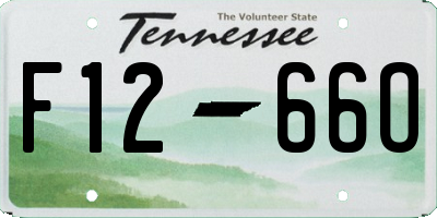 TN license plate F1266O