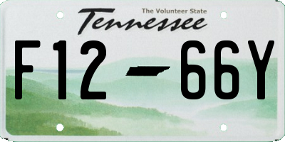 TN license plate F1266Y