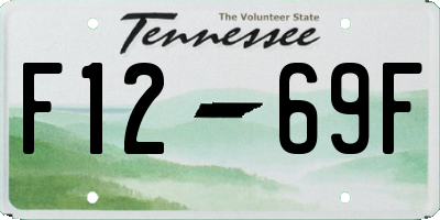 TN license plate F1269F