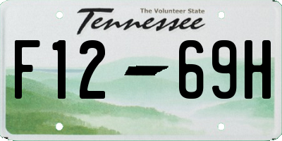 TN license plate F1269H