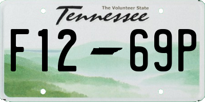 TN license plate F1269P
