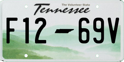 TN license plate F1269V