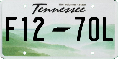 TN license plate F1270L