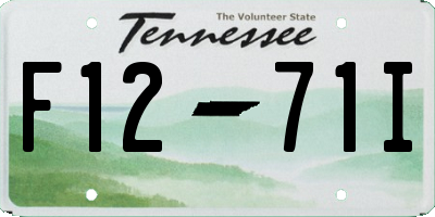 TN license plate F1271I