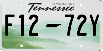 TN license plate F1272Y