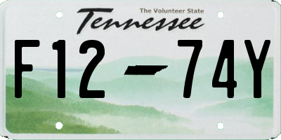 TN license plate F1274Y