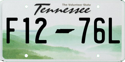 TN license plate F1276L