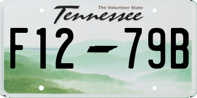 TN license plate F1279B