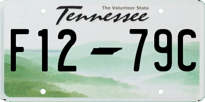 TN license plate F1279C