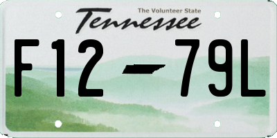 TN license plate F1279L