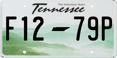 TN license plate F1279P