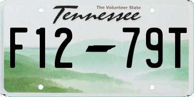 TN license plate F1279T
