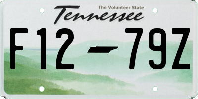 TN license plate F1279Z