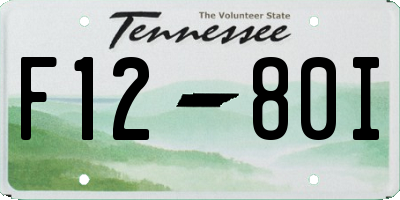 TN license plate F1280I