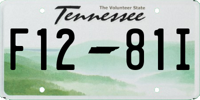 TN license plate F1281I