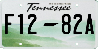 TN license plate F1282A