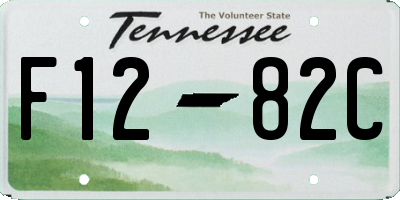 TN license plate F1282C
