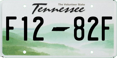TN license plate F1282F