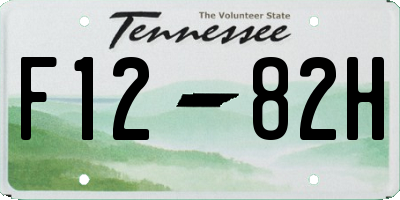 TN license plate F1282H