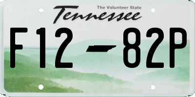 TN license plate F1282P