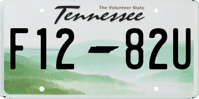 TN license plate F1282U