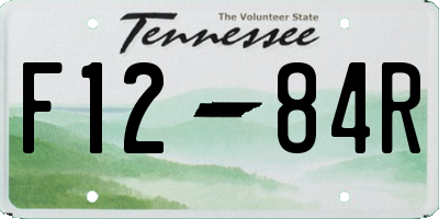 TN license plate F1284R