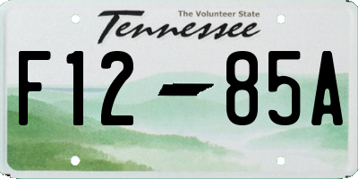TN license plate F1285A