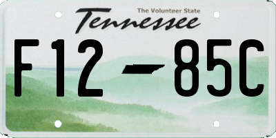 TN license plate F1285C
