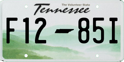 TN license plate F1285I