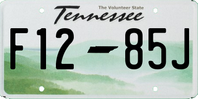 TN license plate F1285J