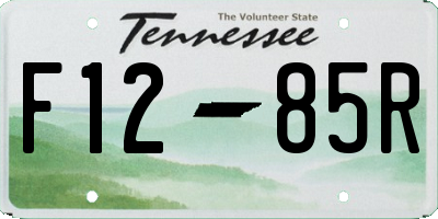 TN license plate F1285R