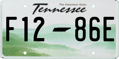 TN license plate F1286E