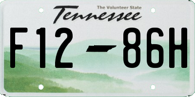 TN license plate F1286H