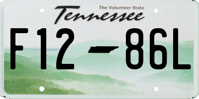 TN license plate F1286L