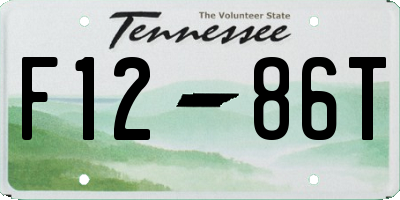 TN license plate F1286T