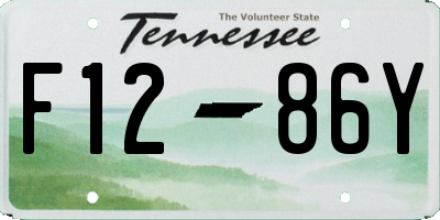 TN license plate F1286Y