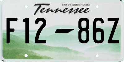 TN license plate F1286Z