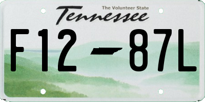 TN license plate F1287L