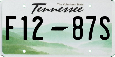TN license plate F1287S
