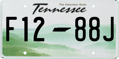 TN license plate F1288J