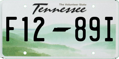 TN license plate F1289I
