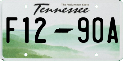 TN license plate F1290A