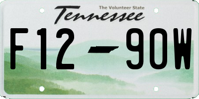 TN license plate F1290W